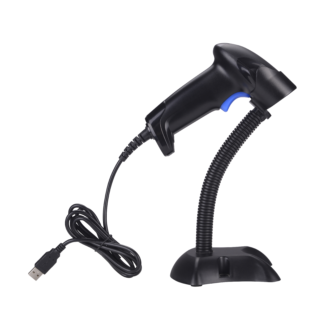 1D Barcode Scanner with Stand